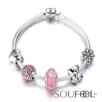 【SOUFEEL charms】925純銀串珠套組(S08)