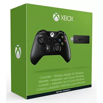 XBOX ONE 無線控制器 + USB接收器 (Windows 10專用)