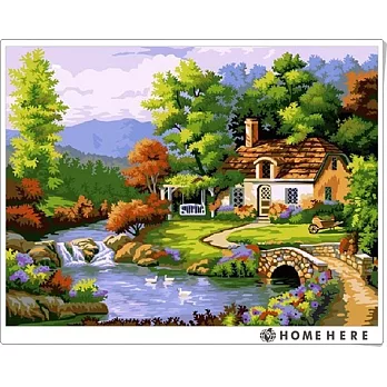 [HOMEHERE] DIY數字油畫/ 春-聚福居