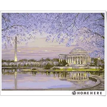 [HOMEHERE] DIY數字油畫/ 春遊華盛頓
