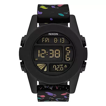【NIXON】有型UNIT電子錶 Unit_A197噴墨/黑