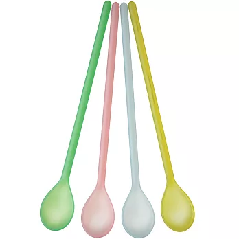 《KitchenCraft》純色甜點攪拌匙4入