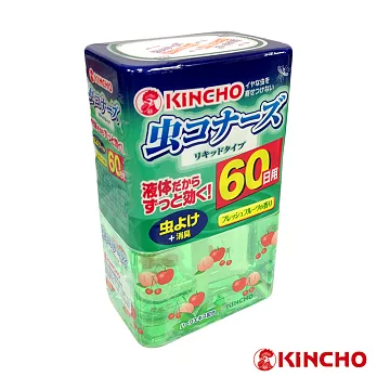 【日本金鳥】液體防蟲60日新鮮水果香(300ml)/2入