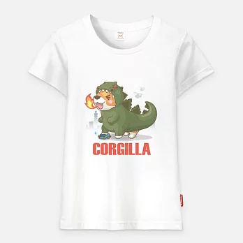 【Fandora】Monster Corgilla柯基拉-男女款-XS棉花白