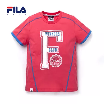 【FILA】亮色休閒FILA上衣(紅)135紅