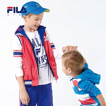 【FILA】經典網球併接長袖上衣(白)135白