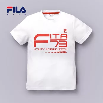 【FILA】FILA吸濕排汗上衣(白)135白