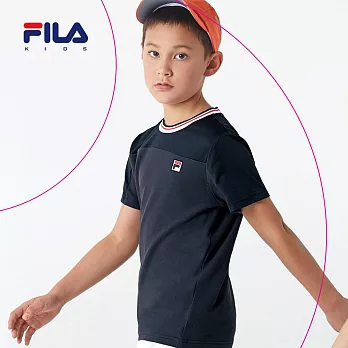 【FILA】FILA涼感圓領上衣(丈青)145丈青