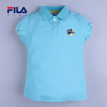 【FILA】氣質女孩涼感Polo衫(水)135水