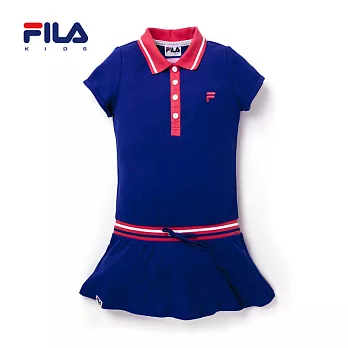 【FILA】FILA俏麗針織洋裝(深藍)135深藍
