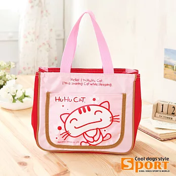 【Hu Hu Cat】呼呼貓輕量休閒提袋-可愛粉(7800-92)