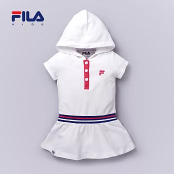 【FILA】FILA俏麗針織洋裝( 090-120 cm)(白)90白