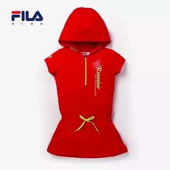 【FILA】FILA連帽吸濕排汗洋裝(橘紅)135橘紅