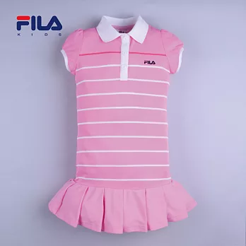 【FILA】FILA條紋吸濕排汗洋裝(粉紅)135粉紅
