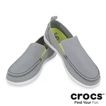 Crocs - 男 - 男士沃爾盧 -39淺灰/白色