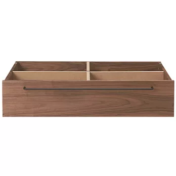 [MUJI無印良品]胡桃木組合床台用/床下盒
