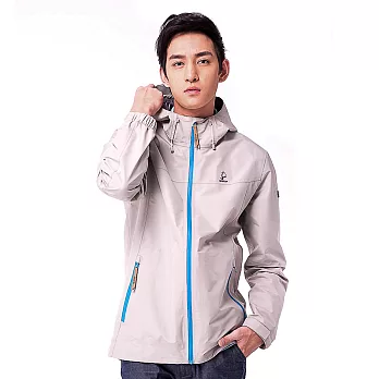 【hilltop山頂鳥】男款GORE-TEX 3L防水防風透氣外套H22MU3-S灰