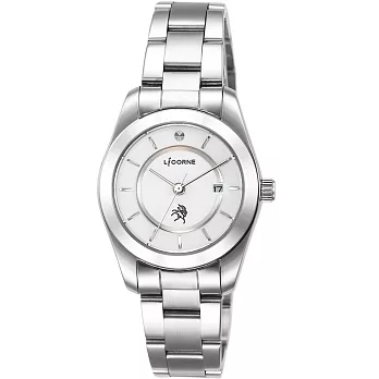 【LICORNE】恩萃 Entree 經典俐落風格女錶 (白 LT105LWWI-F)