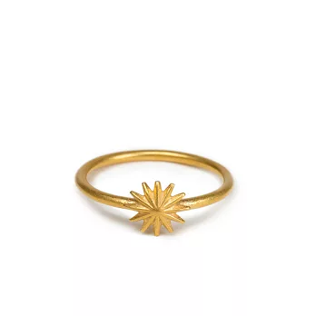 Dogeared 光芒星星金色戒指 成就非凡 Starburst5號