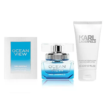 【KARL LAGERFELD】卡爾海灣戀人限量女性淡香精25ml(加贈同名身體乳50ml)