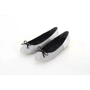 Lebunny Bleu 韓國藍兔子Flats金屬網布娃娃鞋(銀/寶藍/黑)-5s6.5銀