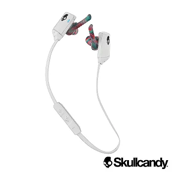 美國Skullcandy 骷髏糖 XT FREE 藍牙運動型入耳式耳機-白色(公司貨)