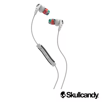 美國Skullcandy 骷髏糖 METHOD 運動型入耳式耳機-白+彩虹色(公司貨)