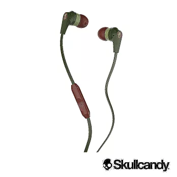 美國Skullcandy 骷髏糖 INKD入耳式耳機-軍綠色(公司貨)