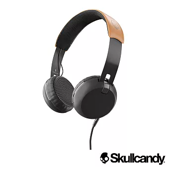 美國Skullcandy 骷髏糖 Grind 大耳罩式耳機-黑+麂皮色(公司貨)