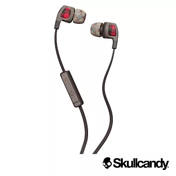 美國Skullcandy 骷髏糖 SB2入耳式耳機-紅格+迷彩色(公司貨)