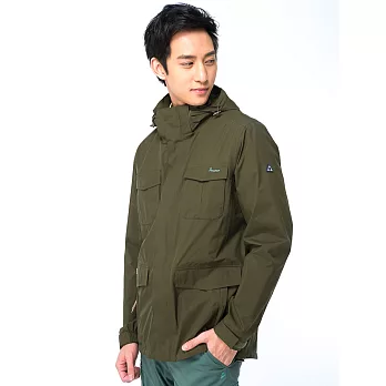 【hilltop山頂鳥】男款GORE-TEX 2L防水防風透氣外套H22MU4-S綠