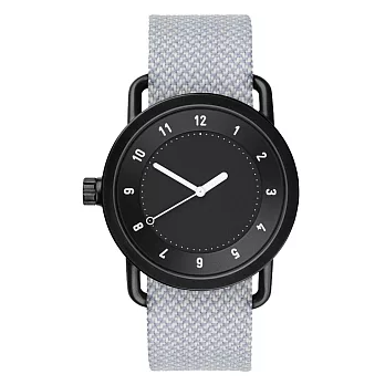 TID Watches No.1 Black 黑底x灰白色腕錶/40mm