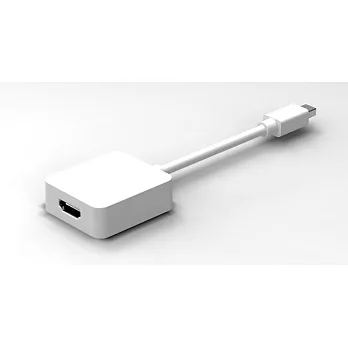 Noda濃情必達—Mini Displayport to HDMI 轉接線 鋼琴烤漆小方形版 支援4K 3840*216