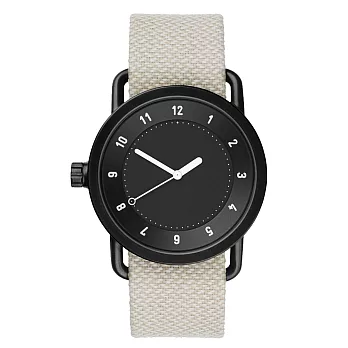 TID Watches No.1 Black 黑底x米白色腕錶/40mm