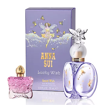 【Anna Sui 安娜蘇】幸運精靈淡香水30ml(贈安娜花園小香乙瓶)