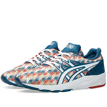 【GT Company】Asics GEL KAYANO EVO 亞瑟士路跑慢跑鞋女段JPN22.5藍橘白