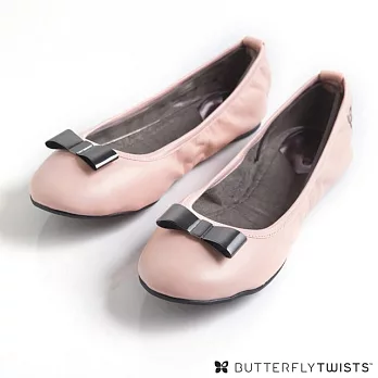 【BUTTERFLY TWISTS】CHLOE可折疊扭轉芭蕾舞鞋5淡粉紅