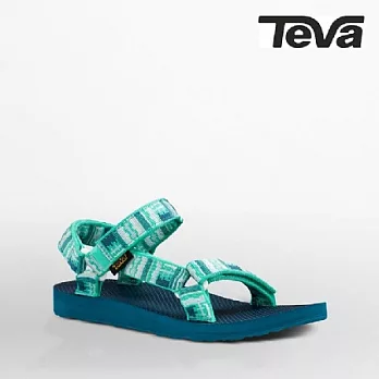 TEVA 女 ORIGINAL UNIVERSAL織帶涼鞋(印加藍綠)US - 05