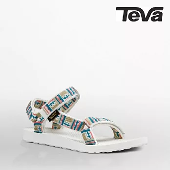 TEVA 女 ORIGINAL UNIVERSAL織帶涼鞋(印加彩色白)US - 06