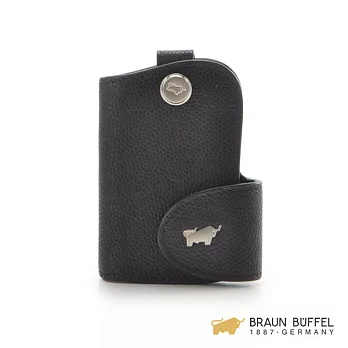 【BRAUN BUFFEL】.德國小金牛 - BADI巴迪系列蜥蜴紋單鎖包 -黑色