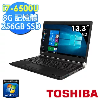 【TOSHIBA】R30-C-0KM00N 13.3吋 i7-6500U 8G記憶體 256GBSSD Win7專業版 輕薄商務筆電