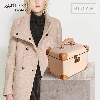 【MOIERG】Bonjour復古背包客 vulcanized fibre box (S) Off White