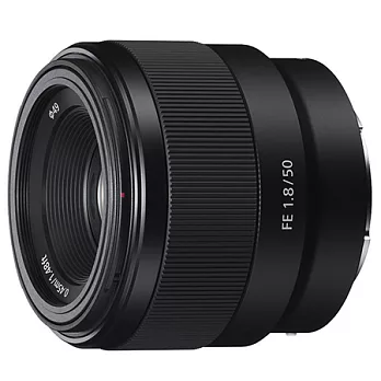 (公司貨)SONY FE 50mm F1.8 (SEL50F18F) 定焦鏡頭-送保護鏡(49mm)+拭鏡筆