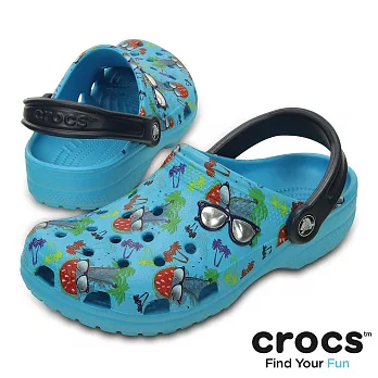 Crocs - 中性 - 經典夏日克駱格 -37電光藍色