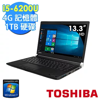 【TOSHIBA】R30-C-0L800N 13.3吋 i5-6200U 1TB Win7專業版 商務輕薄筆電★送4G記憶體