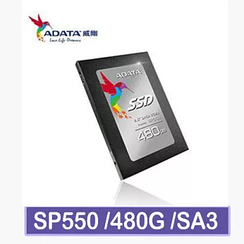 ADATA 威剛 Premier SP550 480G 2.5吋 SSD固態硬碟