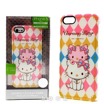 日本限定SANRIO iphone5【CHARMMY KITTY】硬式手機背蓋