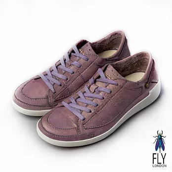 Fly London(女) 哲學之思 手染自然色系綁帶休閒鞋 - 薰紫36紫