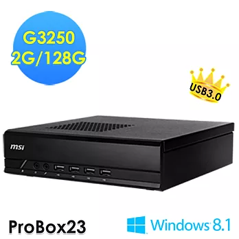 【msi微星】ProBox23 2M-025TW Penltum G3250 WIN8.1(黑色)
