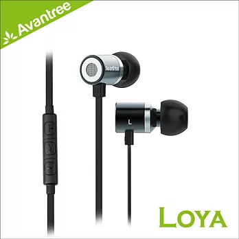 Avantree Loya入耳式線控耳機黑色